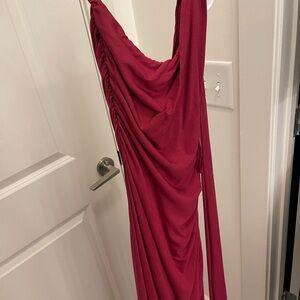 JLUXLABEL Chic Burgundy Maxi Dress